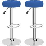 Furnova Barski stolčki 2 kosa modro blago, (21948968) | Shoptok.si