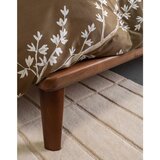 Essenza POSTELJNINA LUCIENNE 200/200 cm saten rjava Slike