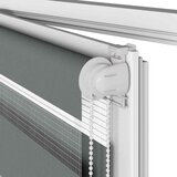 vidaXL Zebra senčilo temno sivo 75x200 cm tkanina širina 70,9 cm | Shoptok.si