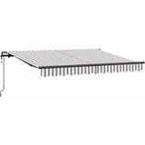  Povlačivi tende Svijetlo siva i bijela. 450 × 350 cm | shoptok.hr