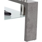 Modern Living klubska miza silvia, siva, steklo | Shoptok.si