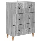 Predalna omara Siva Sonoma 66 x 34,5 x 90 cm Inženirski les, (5000232532) | Shoptok.si