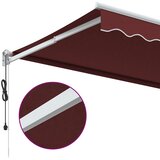 Tenda na automatsko uvlačenje bordo 350x250 cm | shoptok.hr