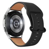 INF Usnjeni pašček za uro - črn - 22 mm, (5000079226) | Shoptok.si