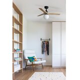 Faro 34284WT-11L - plafonski ventilator KLIM S 1xE27/15W/230V borovina/crna, prečnik 92,5 cm WT+DO | Eponuda.com