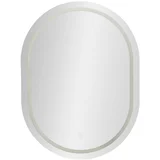 Zidno ogledalo LED Simple Oval