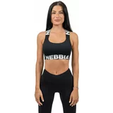 NEBBIA Medium-Support Criss Cross Sports Bra Iconic Black S Donje rublje za fitnes