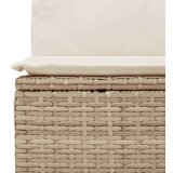  6-dijelni set vrtnih sofa s jastucima bež od poliratana | shoptok.hr