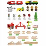  Picollo set drvene staze s vlakićem na baterije | shoptok.hr