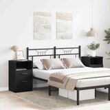 Noćni ormar 2 pcs Crni hrast 40 x 35 x 65 cm Konstruirano drvo | shoptok.hr