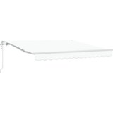 vidaXL Avtomatska retractabilna tenda bela 350x250 cm, Zamenjava tkanine za 3.5x2.5 m okvir belo | Shoptok.si