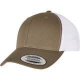 Flexfit YP CLASSICS RECYCLED RETRO TRUCKER CAP 2-TONE olive/white Cijene