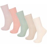 Defacto Woman 5 Piece Cotton Long Socks Cene