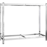  Stalak za gume s 2 razine srebrni 110 x 40 x 110 cm čelični | shoptok.hr