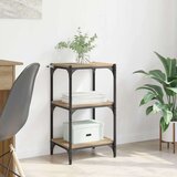 vidaXL Knjigovni omar artisan hrast 40 x 33 x 70.5 cm Konstruiran les | Shoptok.si