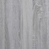  Posteljni okvir siva sonoma 180x200 cm inž. les in kovina | Shoptok.si