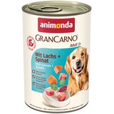  Ekonomično pakiranje animonda GranCarno Original 12 x 400 g - Losos i špinat | shoptok.hr