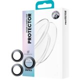 Benks Warrior zaštita od kaljenog stakla za kameru iPhone 16 Pro/16 Pro Max (3 leće) srebrna | shoptok.hr