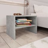 vidaXL Nočna omarica betonsko siva 40x30x30 cm iverna plošča Cene