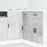  Podni ormarić za umivaonik "Lyon" betonsko siva boja, inženjersko drvo | shoptok.hr