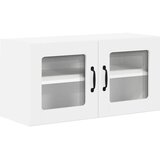  Zidni stakleni ormarić Lucca Bijela 80 x 31 x 40 cm | shoptok.hr