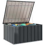  Kutija za spremanje u vrtu Crna 101 x 82 x 50 cm Čelik | shoptok.hr