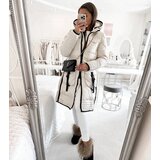 Gemre White Quilted Coat Averie Cene