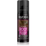 Syoss Root Retoucher Temporary Root Cover Spray barva za lase za barvane lase 120 ml odtenek Dark Brown