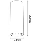  Brosline 1251 - Spot svetlo POINT 1xGU10/4W/230V belo | Eponuda.com