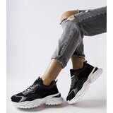 Gemre Black sneakers with visible tread Rosita | Shoptok.si