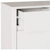  Kreveta Drammen Bijelo 114 x 43 x 75,5 cm Čvrsto borovo drvo | shoptok.hr