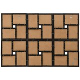 vidaXL okvir za 24 fotografije (13 x 18 cm) crni mdf | shoptok.hr