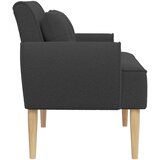  Ljubavni kauč s gumbima Tamnosiva 117 x 67 x 77 cm Bouclé | Eponuda.com