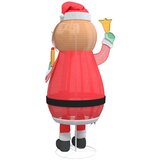 vidaXL Božičkov Claus med 200 LED Toplo bela 100 x 180 cm blago | Shoptok.si