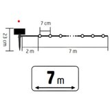  Solarna LED svetleaea niz 100 H. belih LED dioda | ePonuda.com