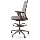 MID.YOU Vrtljivi Stol Top Work 99, Siva | Shoptok.si