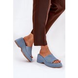 Boto Fabric Women's Slippers On Platform And Wedge Jeans Afisal | Shoptok.si