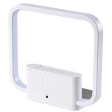  Immax 08994L - LED prigušiva stona lampa sa budilnikom i punjenjem 18W/230V bela | Eponuda.com