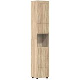 vidaXL Kupaonski ormar s pohranom sonoma hrast 37 x 31.5 x 203 cm | shoptok.hr