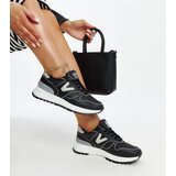 Gemre Black sneakers with thicker sole Cettina | Shoptok.si
