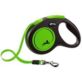 Flexi Povodac za pse Flexi NEW NEON 5 m Veličina S Zelena | shoptok.hr