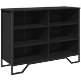 Maison Chic Komoda - Predalnik črna 101x35,5x74,5 cm inženirski les, (21715772) Cene