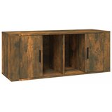  TV ormarić boja dimljenog hrasta 100x35x40 cm konstruirano drvo Smeđa | Shoptok.si