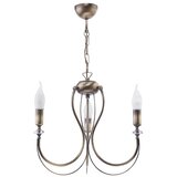 Jupiter 1633 - luster na lancu melani 3xE14/40W/230V mesing patina | Eponuda.com