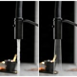 ELITE EDITION Poklopna kuhinjska armatura KW1202 - idealna rešitev za montažo pred oknom — Črna | Shoptok.si