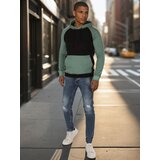 DStreet Bluza męska basic z kapturem czarna | shoptok.hr