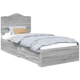  Konstrukcija postelje Siva Sonoma 90 x 200 cm Konstruiran les, (5000102259) | Shoptok.si