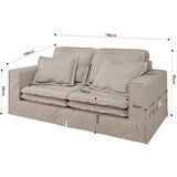 Ropez Bež sofa 196 cm Nora – | shoptok.hr