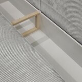 MID.YOU ZOFA S POSTELJNO FUNKCIJO, siva tekstil | Shoptok.si