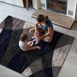 Lesnina-XXXL vintage preproga 200/290 cm tkano sivomodra, siva, krem barve | Shoptok.si